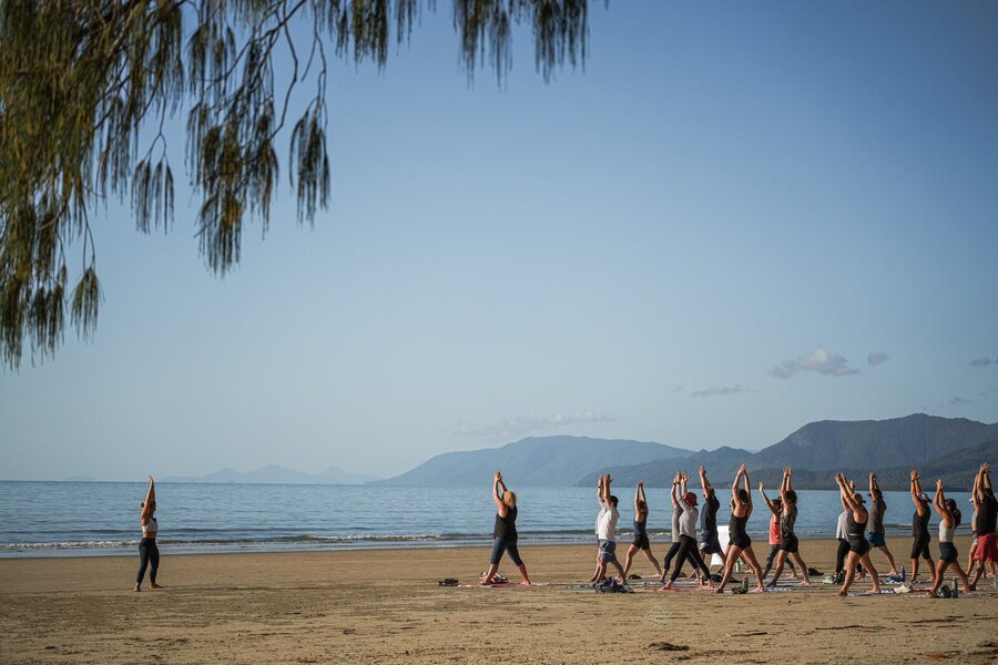 Yoga on the Beach