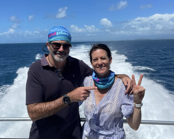 Full wind and sun protection on the Great Barrier Reef