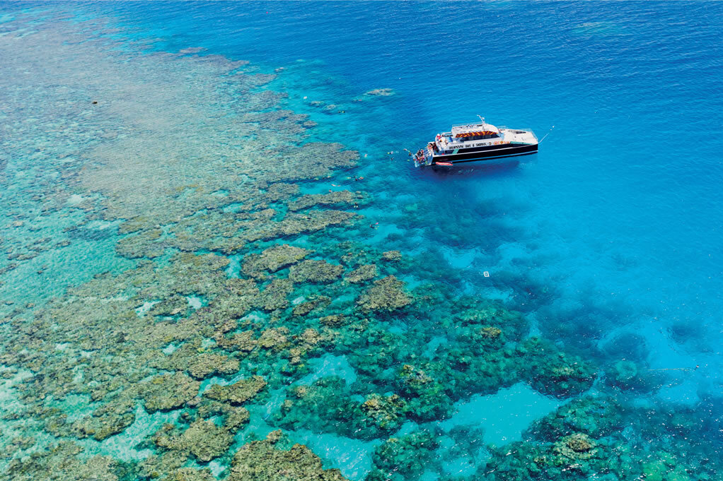 Dreamtime Vessel on the Great Barrier Reef