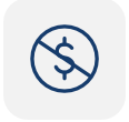 No fee icon